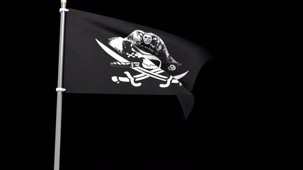 Pirate Animated Background Flag