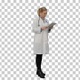 Pretty female doctor with stethoscope, Alpha Channel - VideoHive Item for Sale