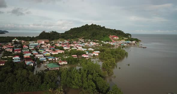 The Beaches at the most southern part of Borneo Island