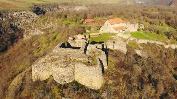 Dmanisi Archeological Site Ruins 4 (Zoom Out View)