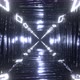 4K Flight in abstract sci-fi tunnel seamless loop. Futuristic motion graphics - VideoHive Item for Sale