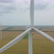 Drone wind turbine 4k aerial view - VideoHive Item for Sale