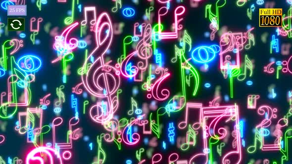 Music Notes Vj A3 HD