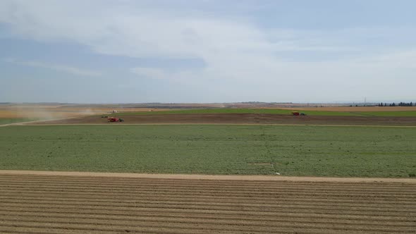 Wheat Granary Season at Southern District Sdot Negev, Israel