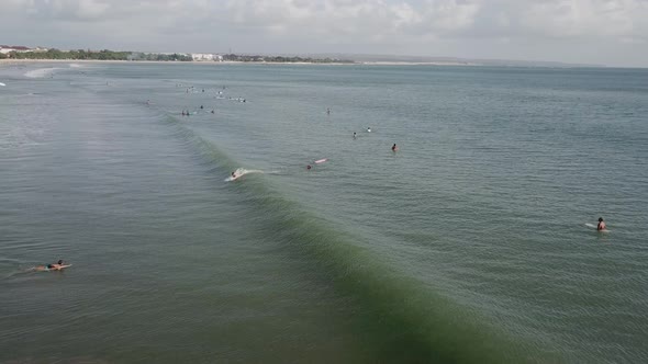 Surfers in Bali