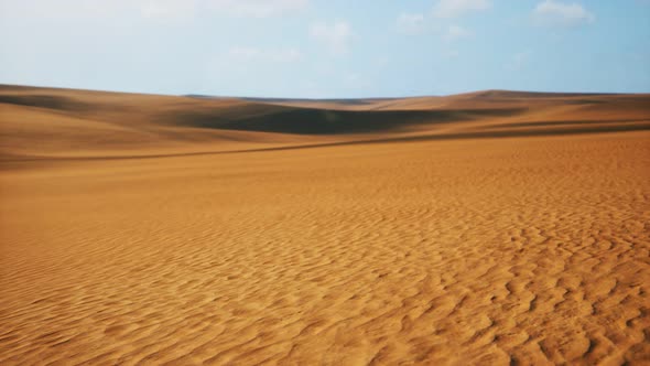 Aerial of Red Sand Dunes in the Namib Desert