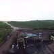 Port Service at Coal Mining Aerial View - VideoHive Item for Sale