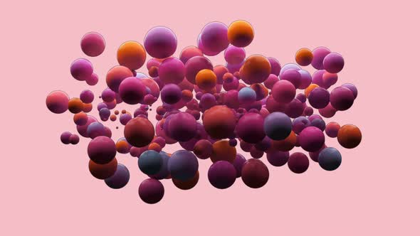 Digitally generated video of bubbles  alt