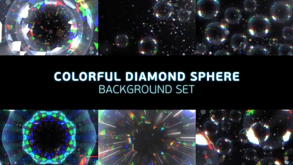 Colorful Diamond Sphere