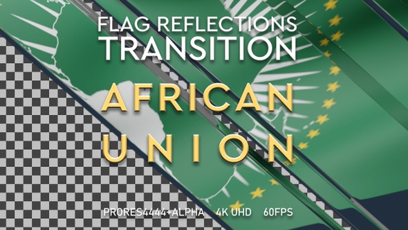 Flag of African Union Transition | UHD | 60fps alt