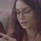 Young Woman Typing On The Phone - VideoHive Item for Sale