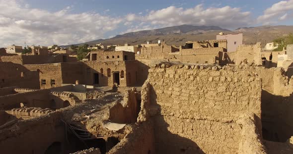 Mystical Landscape of Traditional Middle East Village.