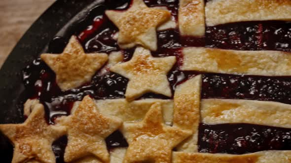 Preparing American Flag Mixed Berry Pie | Taste USA Cuisine ( Recipe)