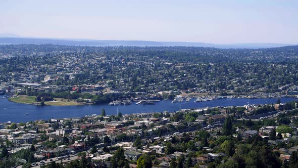 Washington State Real Estate Housing Aerial Background
