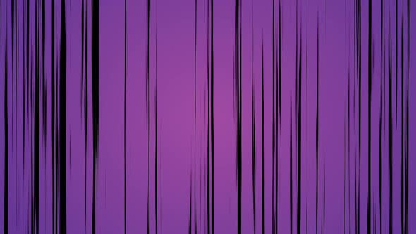 Anime Speed Vertical Black Lines Purple Background