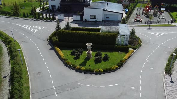 Aerial Video of an Expensive Country House