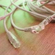 Cables used in service of network ethernet patch cord close-up - VideoHive Item for Sale