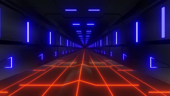 4k Colored Retro Tunnel 1 alt