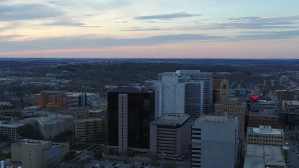 Downtown Rochester, MN at Dusk 