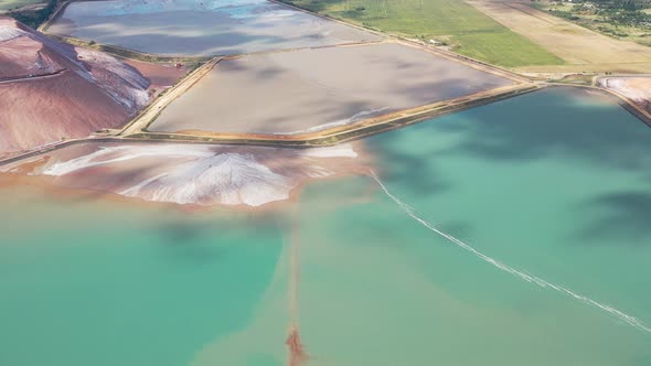 Mountains of Products for the Production of Potash Salt and Artificial Reservoirs