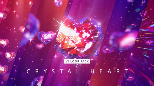 Crystal Heart Vj Loop Pack