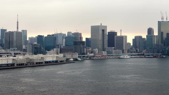 Tokyo Day Aerial Cityscape Japan Time Lapse