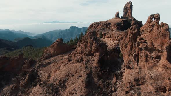 Flying over Rocks, Forests