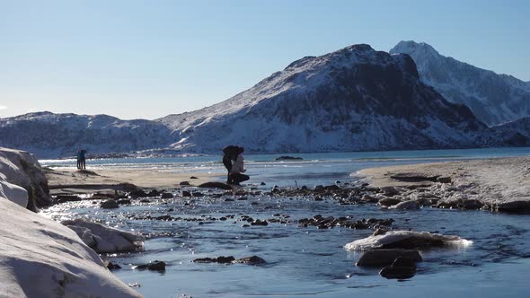 Winter Beach At The Lofoten 11