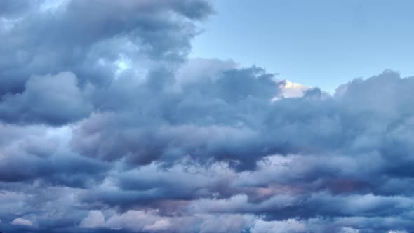 Clouds at dusk