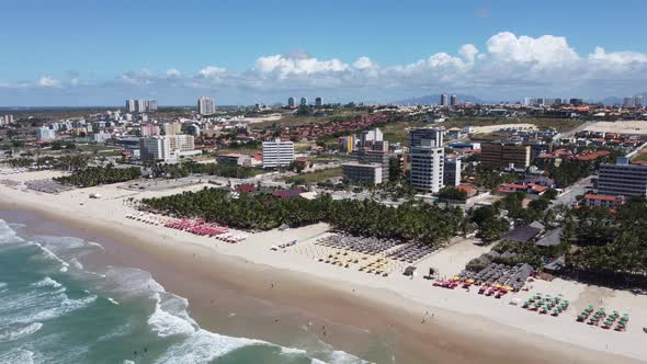 Downtown Fortaleza state Ceara Brazil. Travel destination. Tropical scenery