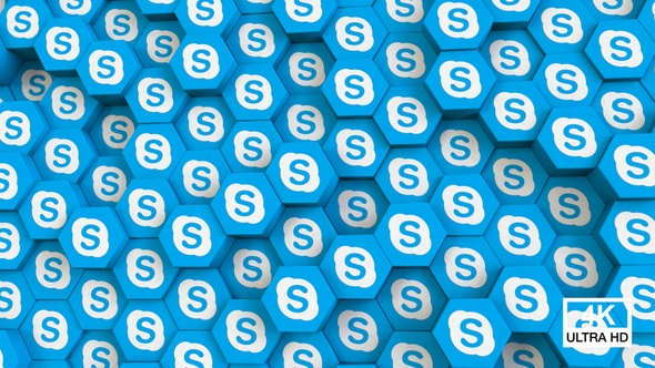 Skype Hexagonal Background alt