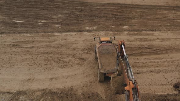 Large Mining Dump Truck