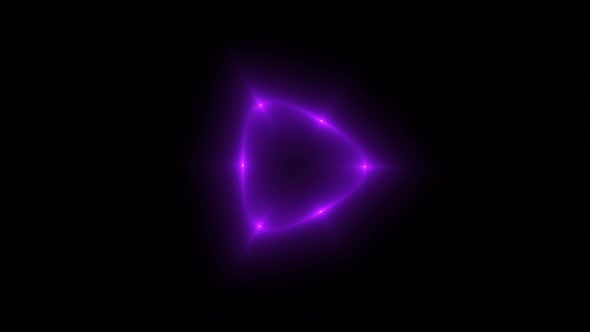 New Purple Color Neon Light Effect On Black Background