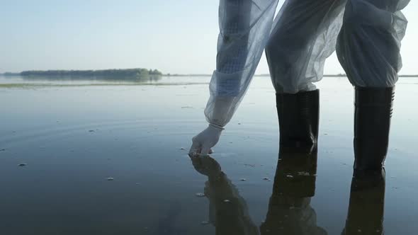 Scientist Tests Water for Infections, Harmful Emissions