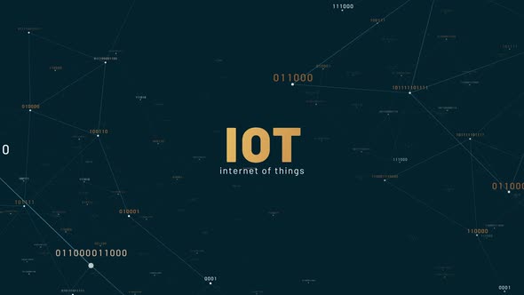 Internet of Things IOT Digital Technology Animation 4K