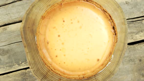 Cheesecake Top View.