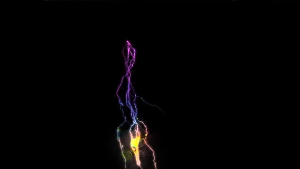 Digital Rendering Lighting Strike Electric Charge Video alt
