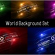 3D World Background Set - VideoHive Item for Sale