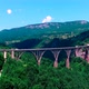 Drone Flight Above an Old Mountain Bridge Across The Canyon - VideoHive Item for Sale