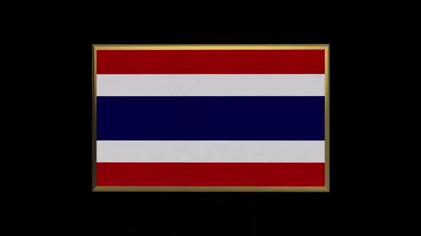 Thailand 3D Flag