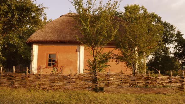Clay Hut with Straw Roof
