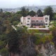 Palace of Cerro Castillo (Vina del Mar, Chile) aerial view, drone footage - VideoHive Item for Sale