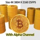 Bitcoin Coins 360 Rotating Looping Background - VideoHive Item for Sale