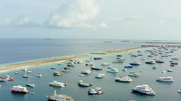 Aerial View of Maldives