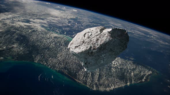 Dangerous Asteroid Approaching Planet Earth alt