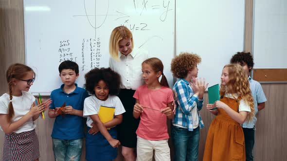 Children at the primary school.