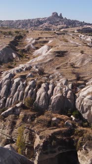 Cappadocia Landscape Aerial View