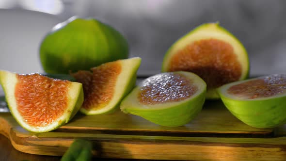  Green Figs and Basil