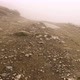 Walking On The Mountain Road Through The Fog 4k - VideoHive Item for Sale