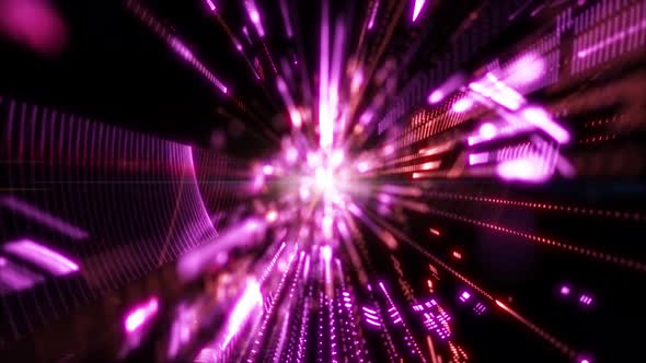 4k Digital Cyberspace With Particles 00699 alt